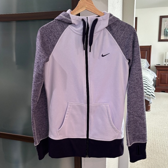Nike Tops - 💜HP💜 Nike Therma-fit Full Zip Hoodie - Purple/Lavender Size XS